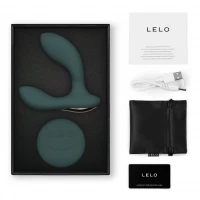 Масажер простати LELO Hugo 2 Remote Green, 2 мотори, дуже потужний, пульт ДК — Переглянути зображення 3