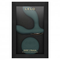 Массажер простаты LELO Hugo 2 Remote Green, 2 мотора, очень мощный, пульт ДУ