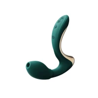 Вібратор-пульсатор з вакуумною насадкою Zalo – Talis G-Spot PulseWave Vibrator Turquoise Green — Просмотреть изображение 8