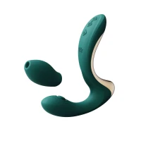 Вібратор-пульсатор з вакуумною насадкою Zalo – Talis G-Spot PulseWave Vibrator Turquoise Green — Просмотреть изображение 1