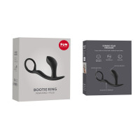 Анальная пробка с эрекционным кольцом Fun Factory BOOTIE RING slate — Просмотреть изображение 7