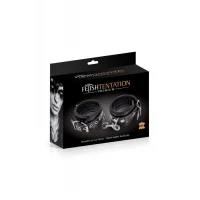 Наручники Fetish Tentation Premium Patent Leather Handcuffs, знімний ланцюжок — Переглянути зображення 6