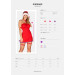 Сорочка Obsessive Kissmas chemise red L/XL