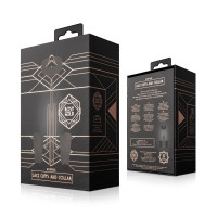 Мереживні наручники та комір Rosy Gold - Lace Cuffs and Collar - Black — Переглянути зображення 7