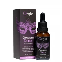 Збуджувальні краплі для клітора Orgie Orgasm Drops, 30 мл, ефект розігріву та охолодження — Переглянути зображення 1