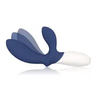Масажер простати LELO Loki Wave 2 Base Blue, 2 мотори, манливий рух + вібрація — Переглянути зображення 2