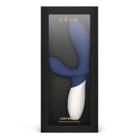 Масажер простати LELO Loki Wave 2 Base Blue, 2 мотори, манливий рух + вібрація — Переглянути зображення 3
