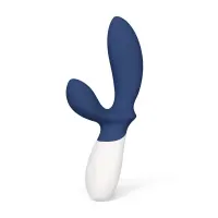 Масажер простати LELO Loki Wave 2 Base Blue, 2 мотори, манливий рух + вібрація — Переглянути зображення 1