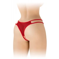 Трусики з відкритим доступом Fashion Secret Victoria Red, мереживо — Переглянути зображення 2