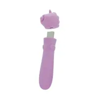 Вібратор-єдиноріжка Unihorn USB Bullet – Karma Lilac, віброкуля, USB-зарядка, 10 режимів — Просмотреть изображение 2