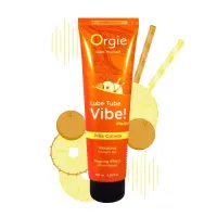 Вібролубрикант Orgie Lube Tube Vibe! Pina Colada 100 мл — Переглянути зображення 2