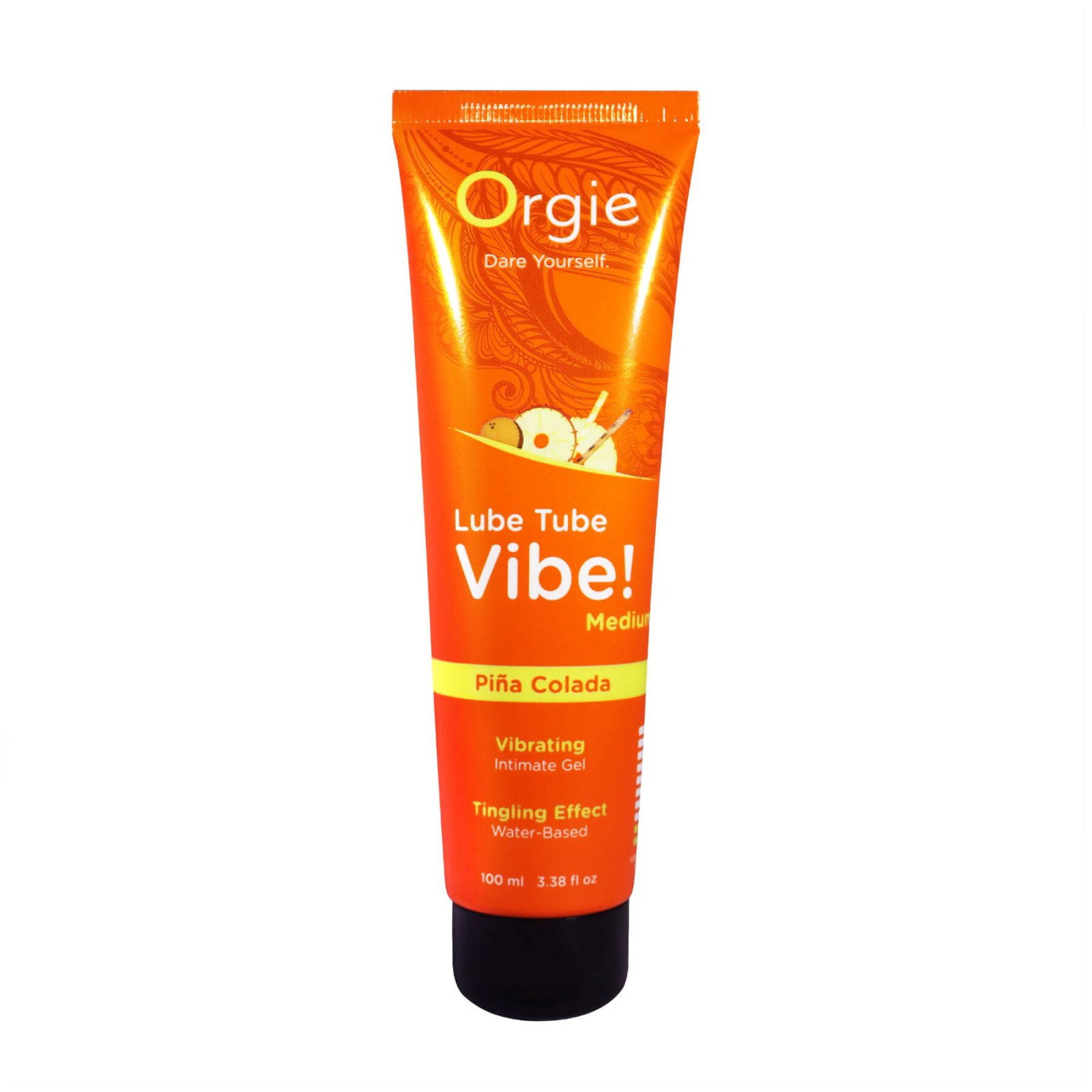 Вибролубрикант Orgie Lube Tube Vibe! Pina Colada 100 мл