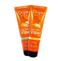 Вібролубрикант Orgie Lube Tube Vibe! Pina Colada 100 мл — Переглянути зображення 6