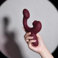 Смарт-вібратор Magic Motion Ponder Red, подвійна стимуляція, віброяйце+язичок для клітора — Просмотреть изображение 9