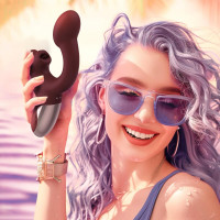 Смарт-вибратор Magic Motion Ponder Red, двойная стимуляция, виброяйцо+язычок для клитора — Просмотреть изображение 12