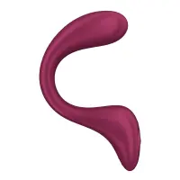 Вагінально-кліторальний вібратор Satisfyer G for Goddess 2 Wine Red, 2 мотори — Переглянути зображення 1
