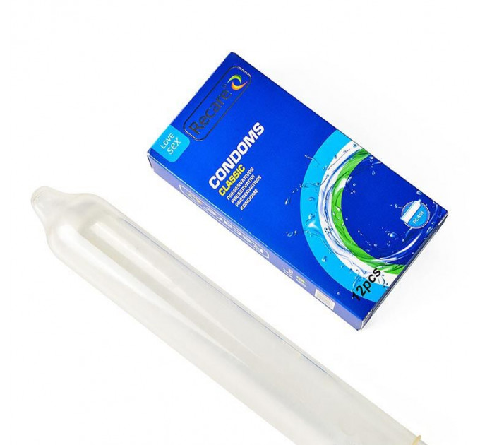 Презервативи Recare Classic Condoms 12 шт, класичні