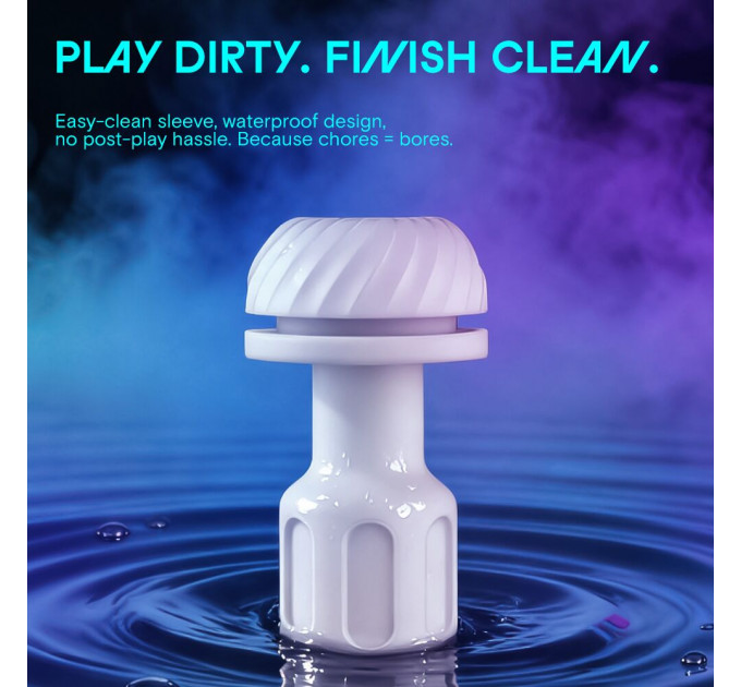 Смарт-мастурбатор Kaotik Labs The Cocoon, режим edging, пульсації, підігрів до 42 °C