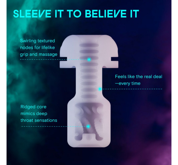 Смарт-мастурбатор Kaotik Labs The Cocoon, режим edging, пульсації, підігрів до 42 °C