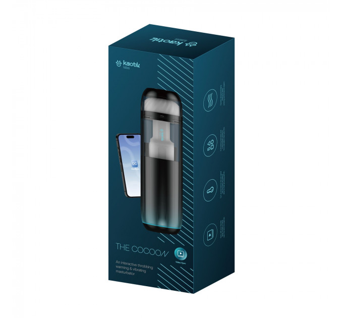 Смарт-мастурбатор Kaotik Labs The Cocoon, режим edging, пульсації, підігрів до 42 °C