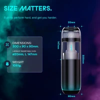 Смарт-мастурбатор Kaotik Labs The Cocoon, режим edging, пульсації, підігрів до 42 °C — Переглянути зображення 9