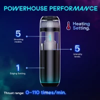 Смарт-мастурбатор Kaotik Labs The Cocoon, режим edging, пульсації, підігрів до 42 °C — Переглянути зображення 17