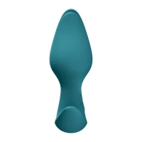 Анальна пробка Fun Factory BOOTIE FEM Bottle Green, у вигляді бутона, діаметр 2,9 см, тонкий обмежувач — Переглянути зображення 3