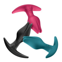 Анальна пробка Fun Factory BOOTIE FEM Bottle Green, у вигляді бутона, діаметр 2,9 см, тонкий обмежувач — Переглянути зображення 8