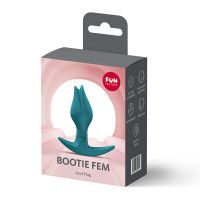 Анальна пробка Fun Factory BOOTIE FEM Bottle Green, у вигляді бутона, діаметр 2,9 см, тонкий обмежувач — Переглянути зображення 7