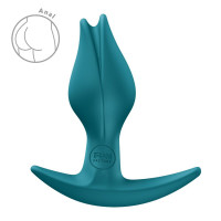 Анальна пробка Fun Factory BOOTIE FEM Bottle Green, у вигляді бутона, діаметр 2,9 см, тонкий обмежувач — Переглянути зображення 4