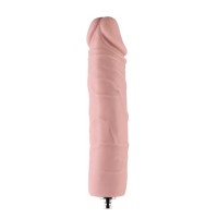 Силіконовий фалоімітатор для секс-машин Hismith 7&quot; Silicone Dildo, система KlicLok — Переглянути зображення 3