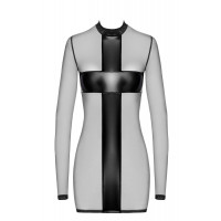 Платье Noir Handmade F369 Crossfire Mesh &amp; Wetlook Mini dress XS — Просмотреть изображение 5