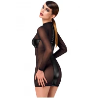 Сукня Noir Handmade F369 Crossfire Mesh &amp; Wetlook Mini dress XS — Переглянути зображення 2