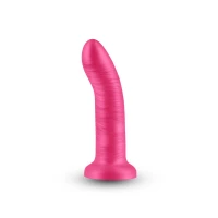 Дилдо NS Novelties Royals - 5&quot; Charlie - Metallic Pink — Переглянути зображення 1