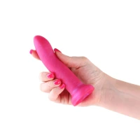 Дилдо NS Novelties Royals - 5&quot; Charlie - Metallic Pink — Переглянути зображення 2