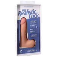 Фаллоимитатор Doc Johnson The Realistic Cock ULTRASKYN - 7 Inch with Balls Vanilla — Просмотреть изображение 8