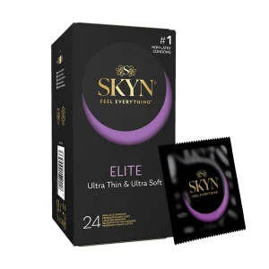 Безлатексні преміум-презервативи SKYN Elite 24 шт (м'яте паковання!!!)