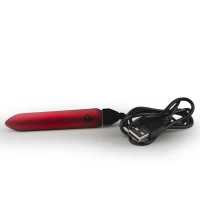 Віброкуля Rocks Off Bullet Poppy Red 16 Settings (м'яте паковання!!!) — Переглянути зображення 5