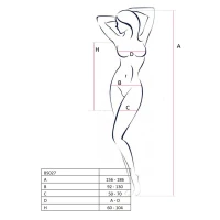 Бодістокінг Passion BS027 red, сукня-сітка на бретелях, дуже відверта — Переглянути зображення 4