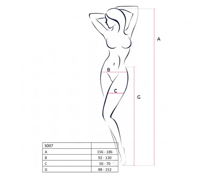 Еротичні колготки-бодістокінг Passion S010 red, з доступом, геометричний малюнок