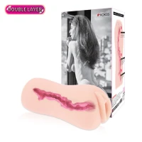 Мастурбатор-вагіна двошаровий Kokos Sanda Double Layer — Переглянути зображення 10