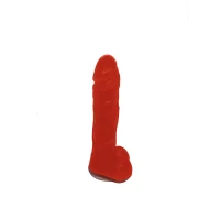 Мило у формі пеніса Чистий Кайф Red size L, крафтове мило-член, натуральне — Переглянути зображення 1