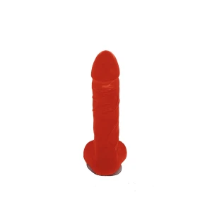 Мило у формі пеніса Чистий Кайф Red size L, крафтове мило-член, натуральне