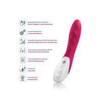 Мощный вибратор Mystim Sassy Simon Pink с двумя моторами и стимулирующим рельефом — Просмотреть изображение 9