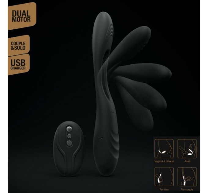 Вібратор для пар Dorcel MULTI JOY з пультом ДК