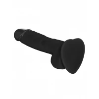 Реалістичний фалоімітатор Strap-On-Me SOFT REALISTIC DILDO Black - Size M — Переглянути зображення 2