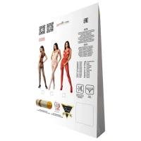 Еротичний бодістокінг з малюнком Passion BS085 white — Переглянути зображення 6