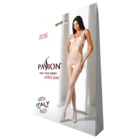 Еротичний бодістокінг з малюнком Passion BS085 white — Переглянути зображення 5