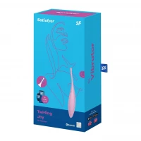 Смарт-вібратор для клітора Satisfyer Twirling Joy Pink — Просмотреть изображение 6