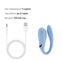 Смартвібратор для пар Zalo — Fanfan Royal Blue — Переглянути зображення 7